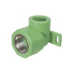 Interplast Γωνία με αυτιά πράσινη Φ20x1/2" θηλυκή 790172012