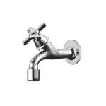 Viospiral Κάνουλα 1/2" Χρωμέ Μισόστροφη με Ροζέτα 39-2620