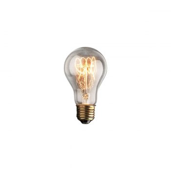 Adeleq Λάμπα διακοσμητική τύπου edison 40watt E27 230V αχλάδι 2200Κ 130lumen 14-75401 - Εικόνα 3