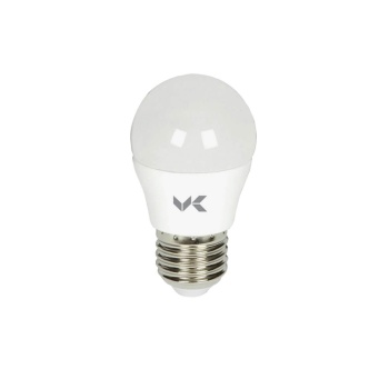 Λάμπα Led σφαιρική 6W E27 6000Κ  VK/05085/E/D