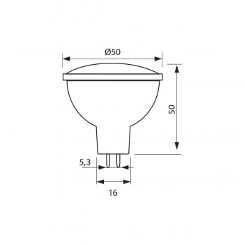 LED ΛΑΜΠΑ XL JCDR 5W G5.3 6400K 230V VIV003346 - Εικόνα 2