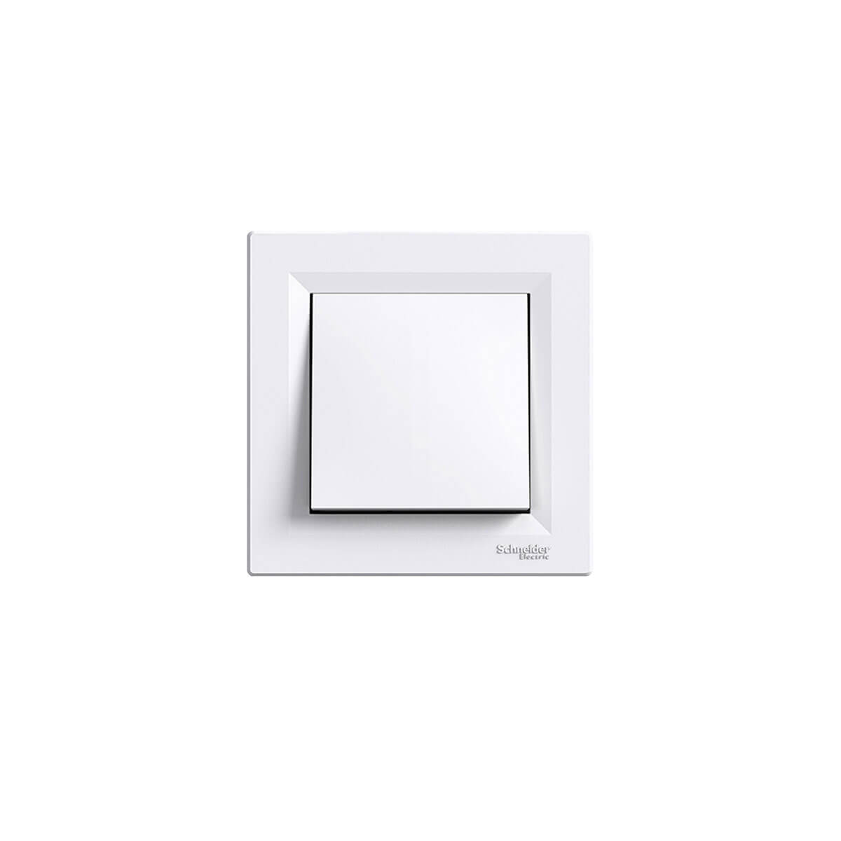 Schneider Asfora Button Simple White EPH0700121 Schneider Asfora Μπουτόν Απλός Λευκό EPH0700121 - Image 1