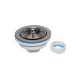 Βαλβίδα 1 1/2″ για νεροχύτες Φ115 Υ5.5εκ Βίδα 20χιλ