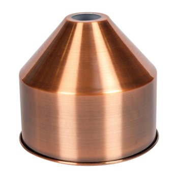 VK Lighting Καμπάνα μέταλλο Φ20.5x19cm E27 max60w Αντικέ Χαλκός 77161-248144
