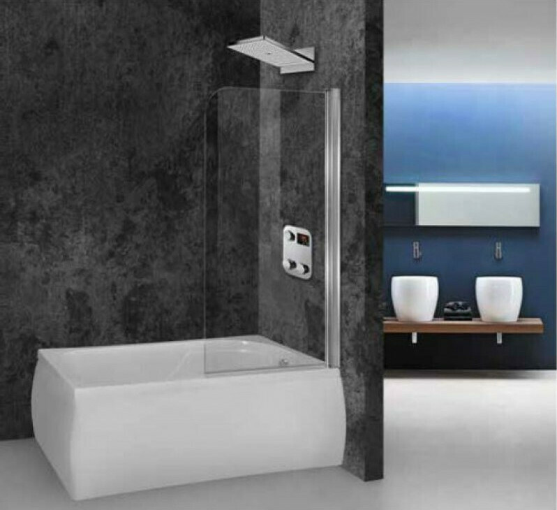20220510175149 aquarelle bathtub fresh 1 diachoristiko mpanieras me anoigomeni porta 80x145cm clear glass