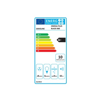 Davoline Omega Plus Συρόμενος Απορροφητήρας 60cm Black - Εικόνα 4