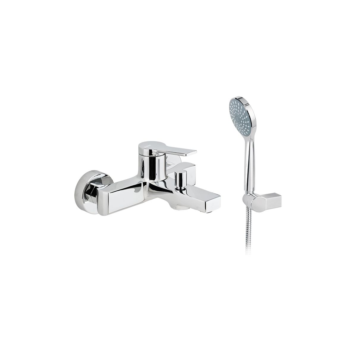 100-021-388 Viospiral Modea Atlanta 00-02042 Αναμεικτική Μπαταρία Μπανιέρας Πλήρες Σετ Χρωμέ - Εικόνα 1