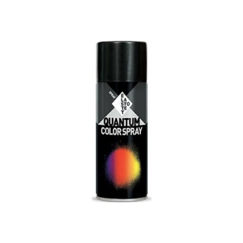 Elastotet Σπρέι Βαφής Quantum Ακρυλικό με Γυαλιστερό Εφέ Jet Black Gloss RAL 9005 400ml