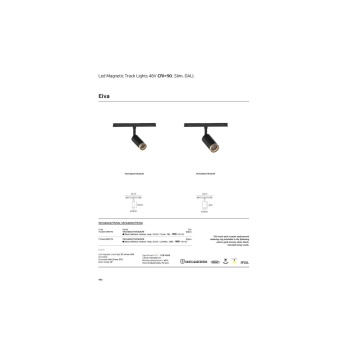 VK Lighting LED Γραμμικό Φωτιστικό Οροφής 7W Θερμό Λευκό IP20 Μ3.6xY8.5εκ. VK/04604/TR/DA/B/W 71164-075776 - Εικόνα 4