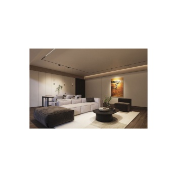 VK Lighting LED Γραμμικό Φωτιστικό Οροφής 12W Θερμό Λευκό IP20 VK/04602/TR/DA/22/B/W 71164-068776 - Εικόνα 4