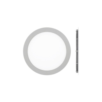 VK Lighting Στρογγυλό Χωνευτό LED Panel 24W με Φυσικό Λευκό Φως 4000K 24εκ.