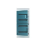 Abb Ηλεκτρολογικός Πίνακας Χωνευτός CU1208F 4x12M με Διάφανη Πόρτα MISTRAL41F 75315