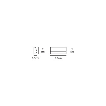 VK Lighting Φωτιστικό Led τοίχου 220-240V 3W 6000K 390lm CRI>8, IP65 16x7x3.3cm ανθρακί VK/02018/AN/D 75169-235997 - Εικόνα 2