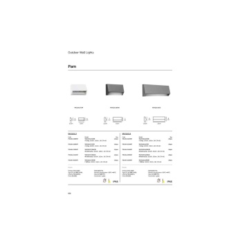VK Lighting Φωτιστικό Led τοίχου 220-240V 3W 6000K 390lm CRI>8, IP65 16x7x3.3cm ανθρακί VK/02018/AN/D 75169-235997 - Εικόνα 4