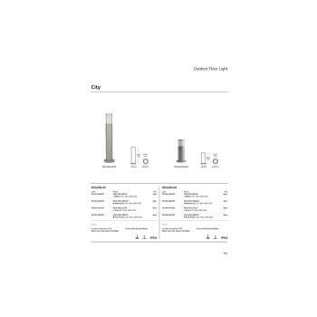 VK Lighting Φωτιστικό δαπέδου, 240V, E27/A60 Max 20W (LED) IP54 ø16.5x75.6cm ανθρακί VK/01091/AN/75 75169-300997 - Εικόνα 3