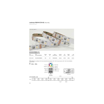 VK Lighting Ταινία Led SMD 5050, 24V, 13W/m, 818lm/m, RGB+W, 5m/roll, CRI>80, IP20 VK/24/5050/RGBW/60 78001-269123 - Εικόνα 6