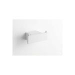 Sanco Agora Άγκιστρο Μπάνιου Διπλό με Βίδες ​8x3cm White Mat