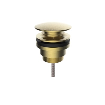 Clever Leo Pop Up Βαλβίδα Νιπτήρα Brushed Gold 61979GR