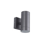 VK Lighting Φωτιστικό τοίχου Up/down. 240V 2xGU10/PAR16 Max2x12W (LED) IP54 ø6.5x14.5x11.5cm ανθρακί VK/01057/AN 75169-186997