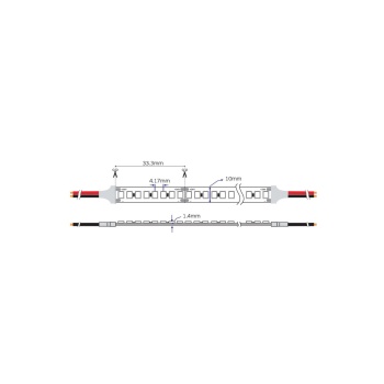 VK Lighting Ταινία Led 24V, 42W/m, 6.645lm/m, 4000K, 2m/roll, CRI>90, IP20 VK/24/2835/940/240/42W 78001-740724 - Εικόνα 2