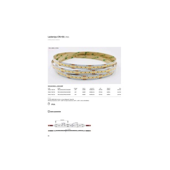 VK Lighting Ταινία Led 24V, 42W/m, 6.645lm/m, 4000K, 2m/roll, CRI>90, IP20 VK/24/2835/940/240/42W 78001-740724 - Εικόνα 3