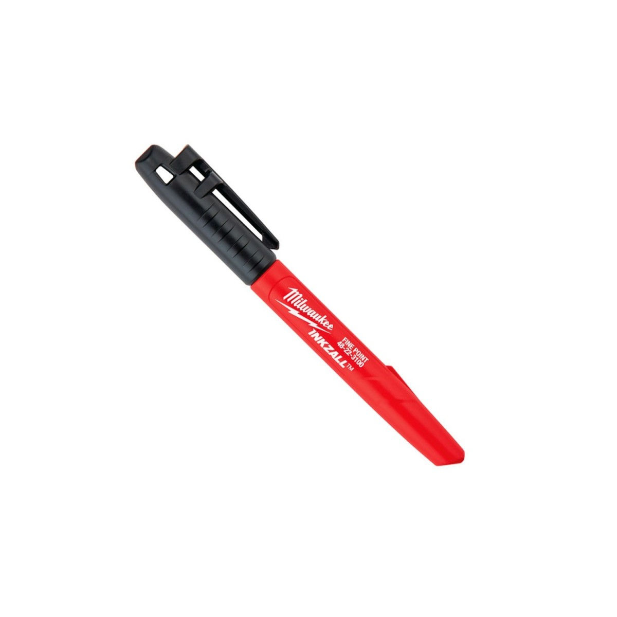100-021-619 Milwaukee Inkzall Ανεξίτηλος Μαρκαδόρος 1mm Μαύρος 48223100 - Εικόνα 1