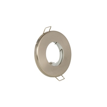 VK Lighting Σποτ στρογγυλό σταθερό GU5.3/PAR16 Max 12W (LED) IP65 ø8.5x3.7cm νίκελ ματ VK/03058/MC 64173-033121