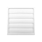 AirRoxy Περσίδα Εξαερισμού 17x17cm Τετράγωνη Βαρύτητας 02-307