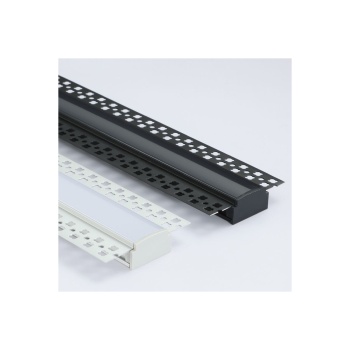 VK Lighting Προφίλ αλουμινίου χωνευτό 2m, trimless T φαρδύ, για LED ταινίες, IP20. Ασημί χωνευτό 75165-270264