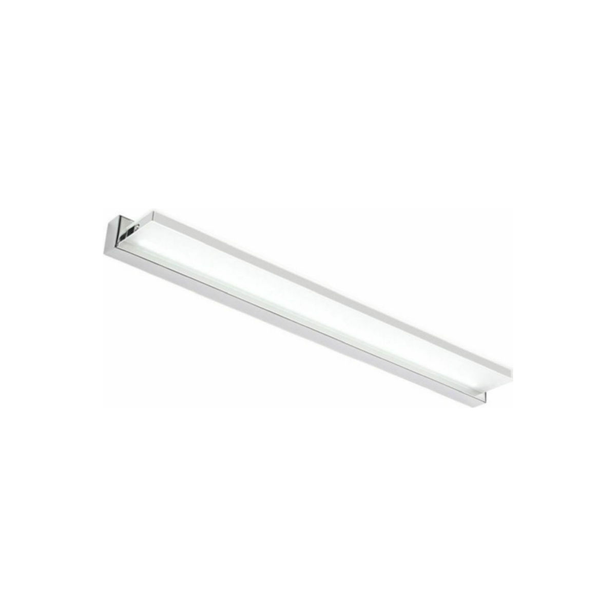 100-015-206 Spot Light Μοντέρνο Φωτιστικό Τοίχου με Ενσωματωμένο LED και Φυσικό Λευκό Φως Ασημί 62εκ. 6218 - Εικόνα 1