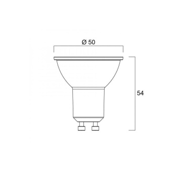 Ledvance Λάμπα LED 4.3W για Ντουί GU10 και Σχήμα PAR16 Θερμό Λευκό - Image 2
