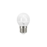 VK Lighting Λάμπα Led E27 9W 3000K 810lm μίνι σφαίρα πλαστική λευκή VK/05179/E/W 03045-140742