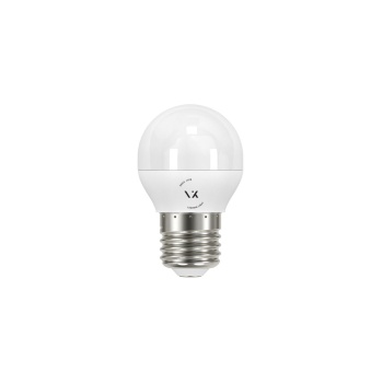 VK Lighting Λάμπα Led E27 9W 3000K 810lm μίνι σφαίρα πλαστική λευκή VK/05179/E/W 03045-140742