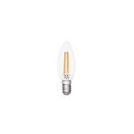 VK Lighting Λάμπα Led E14 4.3W 2700Κ 470lm κερί Filament διάφανη VK/05104/EI/CL/W 03045-171664