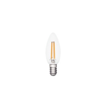 VK Lighting Λάμπα Led E14 4.3W 6500Κ 470lm κερί Filament διάφανη VK/05104/EI/CL/D 03045-172664