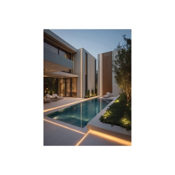 VK Lighting Προφίλ αλουμινίου δαπέδου Τ, χωνευτό, IP65. Λευκό προφίλ 2m με 2m λευκό κάλυμμα & σιλικονούχα καπάκια. 2.000x25(17.5)x12.9mm 75165-045724 - Εικόνα 4