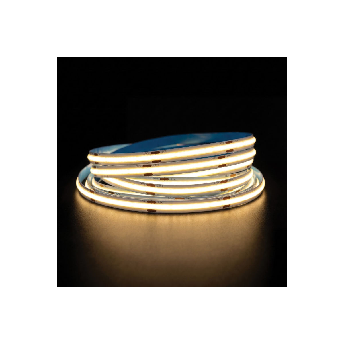100-021-790 VK Lighting Ταινία LED COB. 24V. 3000K. 1050lm/m. Κοπή κάθε 50mm. 10W/m. 5m/roll. Dimable IP20 VK/24/COB/930/480 78001-697126 - Εικόνα 1